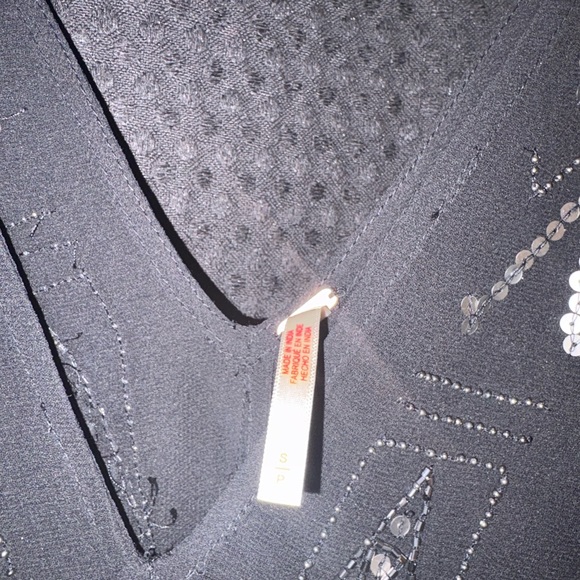 Free People Ibiza Night Top Small Black NWT - Picture 7 of 8